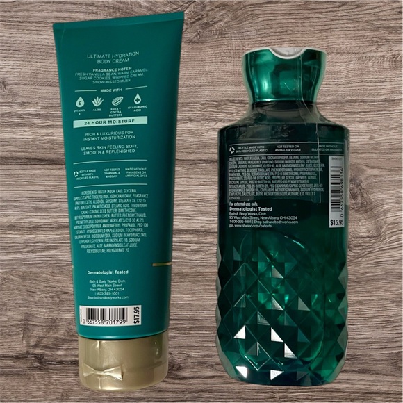 Bath and Body Works Vanilla Bean Noel 2 Piece Set - Picture 3 of 3